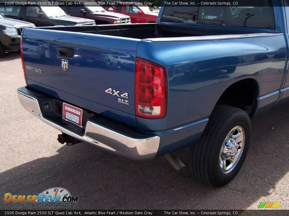 2006 Dodge Ram 2500 SLT Quad Cab 4x4 Atlantic Blue Pearl / Medium Slate Gray Photo #19