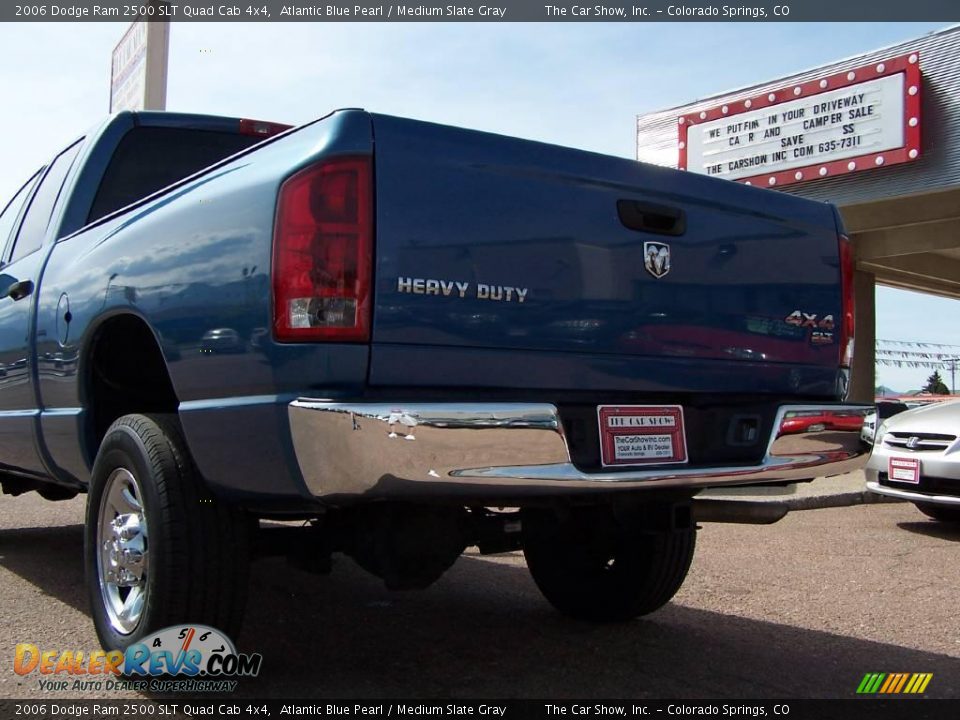 2006 Dodge Ram 2500 SLT Quad Cab 4x4 Atlantic Blue Pearl / Medium Slate Gray Photo #20