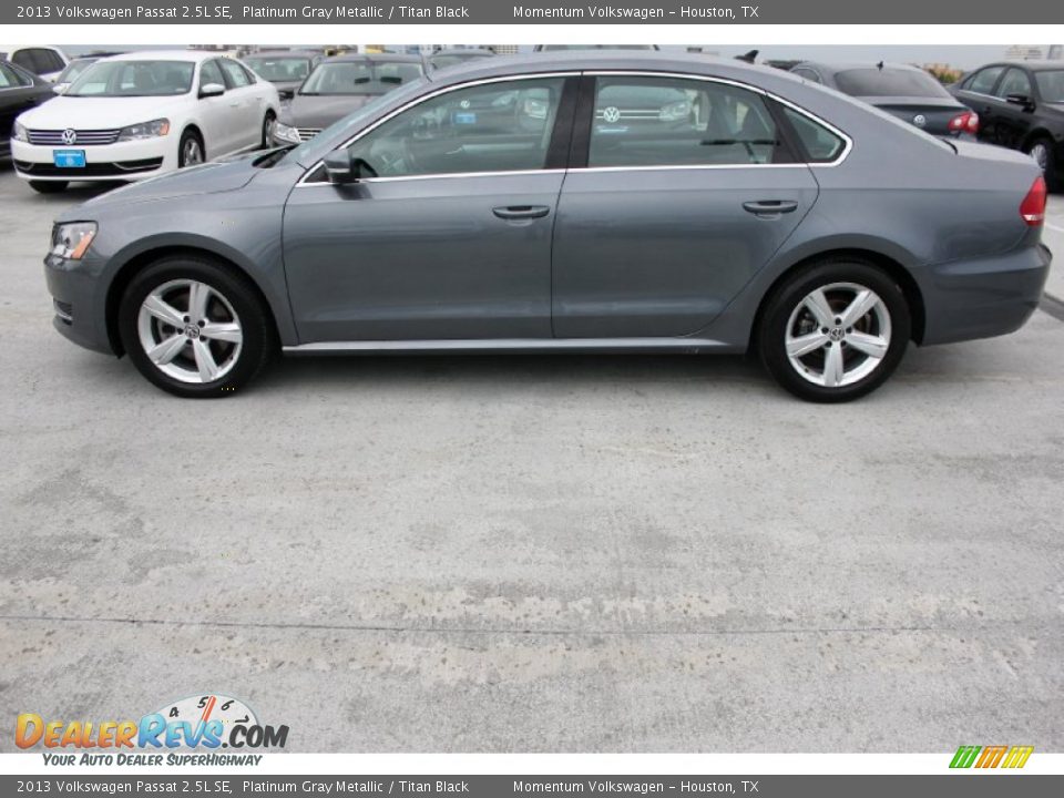2013 Volkswagen Passat 2.5L SE Platinum Gray Metallic / Titan Black Photo #4
