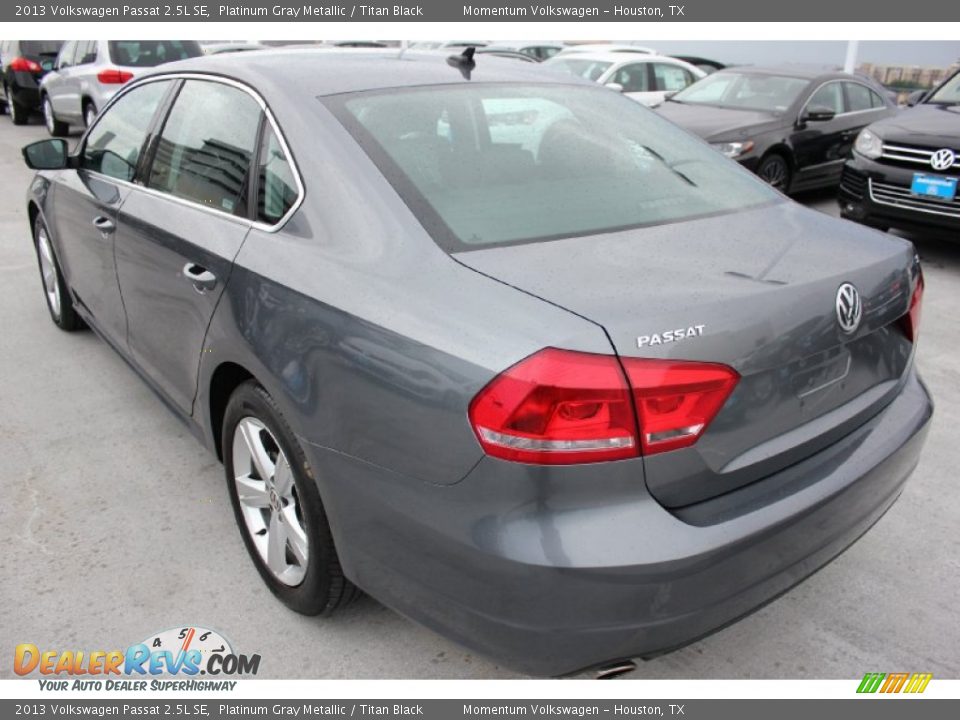 2013 Volkswagen Passat 2.5L SE Platinum Gray Metallic / Titan Black Photo #5