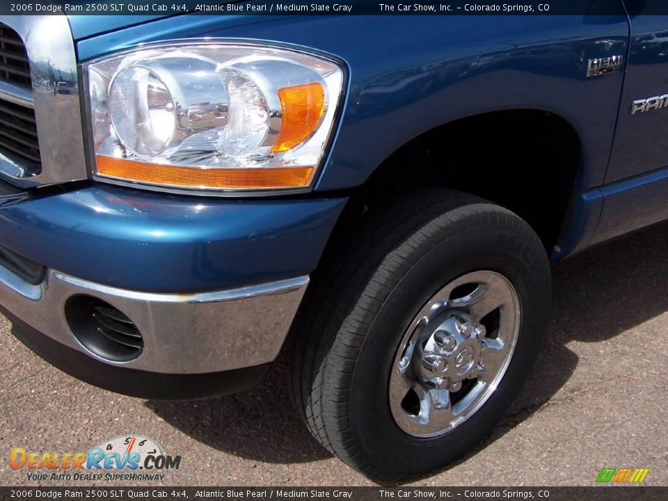 2006 Dodge Ram 2500 SLT Quad Cab 4x4 Atlantic Blue Pearl / Medium Slate Gray Photo #23