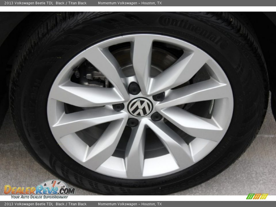 2013 Volkswagen Beetle TDI Black / Titan Black Photo #5