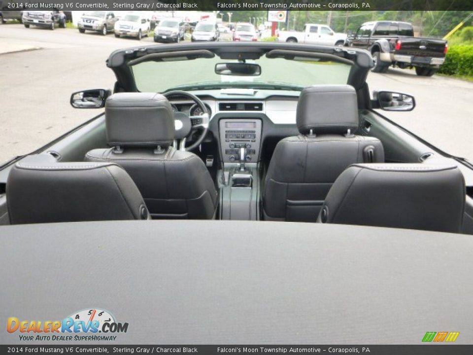 2014 Ford Mustang V6 Convertible Sterling Gray / Charcoal Black Photo #15