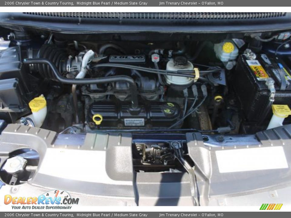 2006 Chrysler Town & Country Touring Midnight Blue Pearl / Medium Slate Gray Photo #7