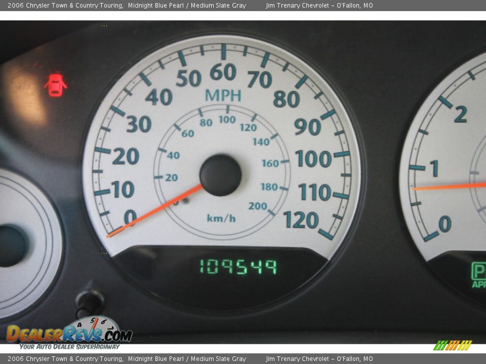 2006 Chrysler Town & Country Touring Midnight Blue Pearl / Medium Slate Gray Photo #14
