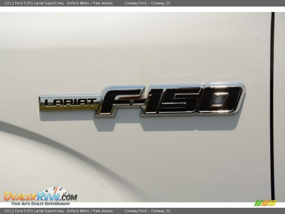 2011 Ford F150 Lariat SuperCrew Oxford White / Pale Adobe Photo #12