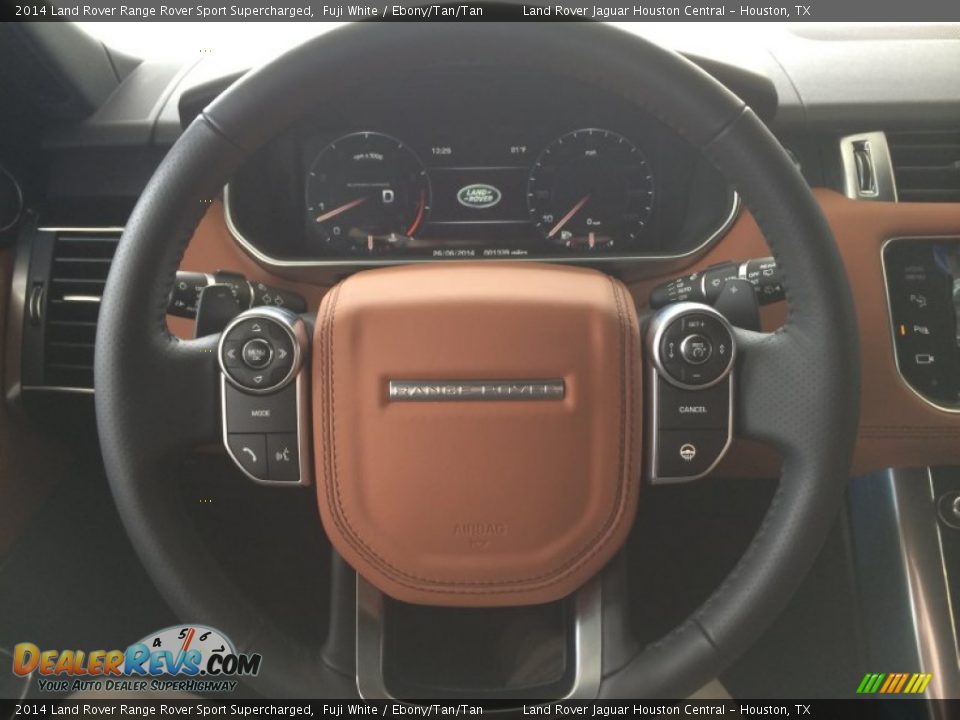 2014 Land Rover Range Rover Sport Supercharged Steering Wheel Photo #19