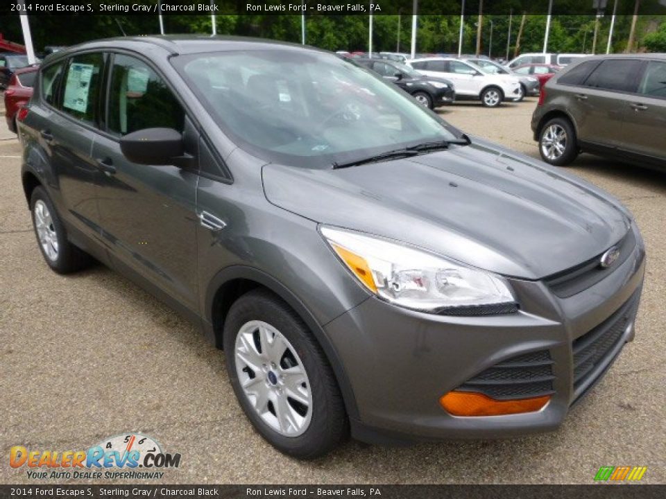 2014 Ford Escape S Sterling Gray / Charcoal Black Photo #2
