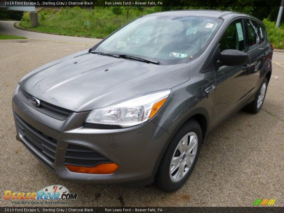 2014 Ford Escape S Sterling Gray / Charcoal Black Photo #4