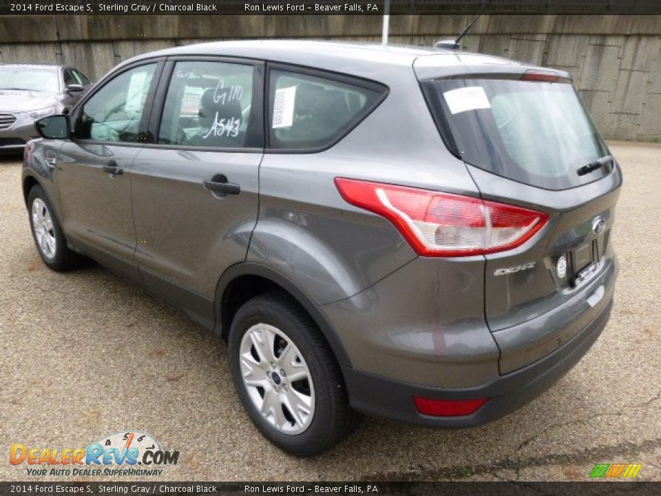 2014 Ford Escape S Sterling Gray / Charcoal Black Photo #6