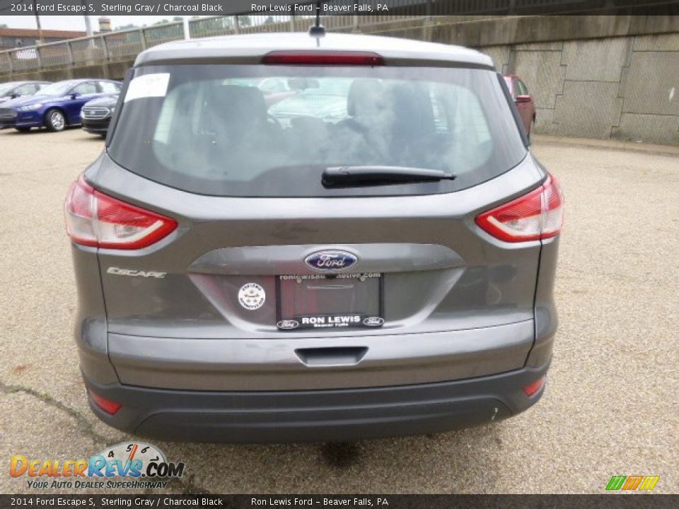 2014 Ford Escape S Sterling Gray / Charcoal Black Photo #7