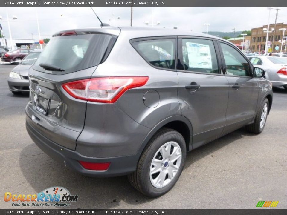 2014 Ford Escape S Sterling Gray / Charcoal Black Photo #8