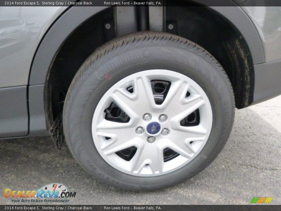 2014 Ford Escape S Sterling Gray / Charcoal Black Photo #9