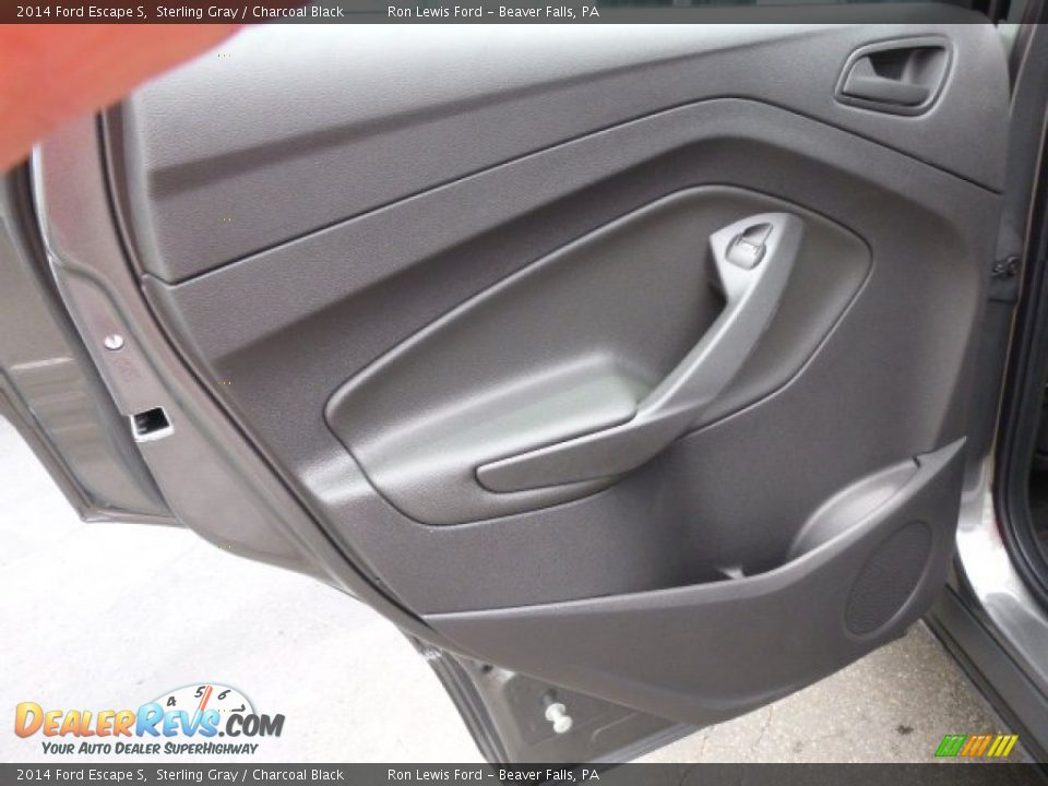 2014 Ford Escape S Sterling Gray / Charcoal Black Photo #13