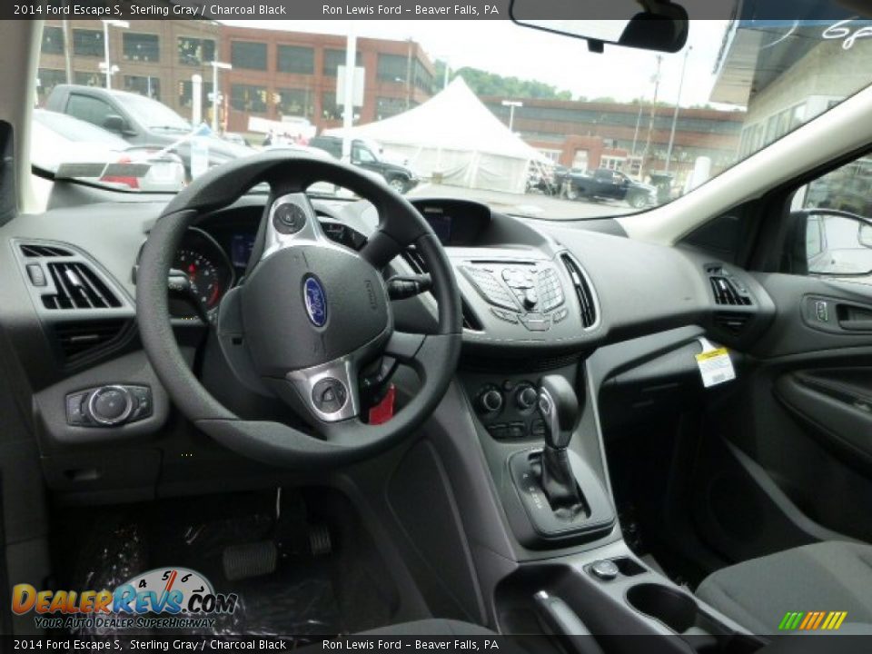 2014 Ford Escape S Sterling Gray / Charcoal Black Photo #14