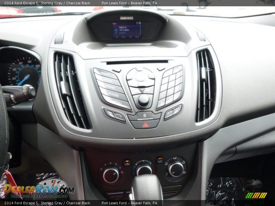 2014 Ford Escape S Sterling Gray / Charcoal Black Photo #16