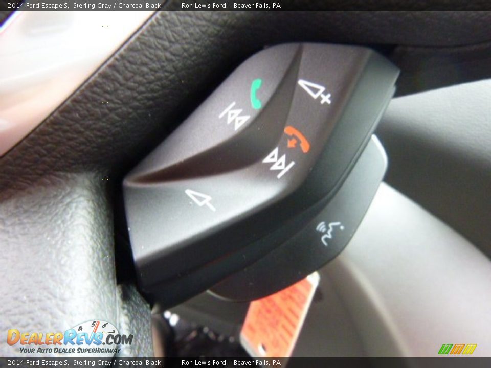 2014 Ford Escape S Sterling Gray / Charcoal Black Photo #19