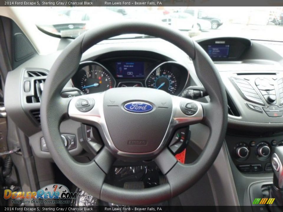 2014 Ford Escape S Sterling Gray / Charcoal Black Photo #20