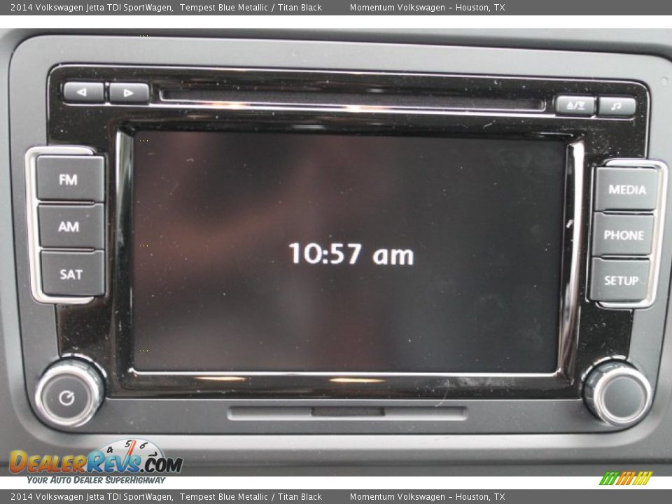2014 Volkswagen Jetta TDI SportWagen Tempest Blue Metallic / Titan Black Photo #13