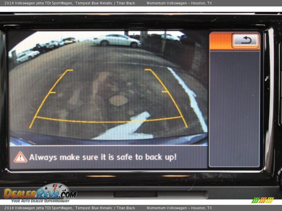 2014 Volkswagen Jetta TDI SportWagen Tempest Blue Metallic / Titan Black Photo #16