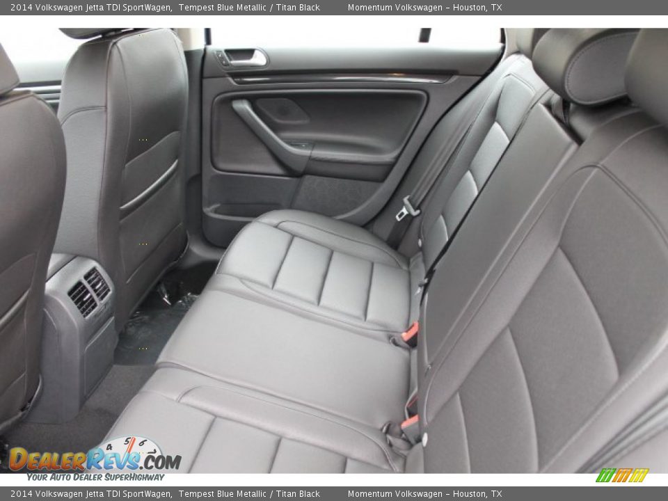 2014 Volkswagen Jetta TDI SportWagen Tempest Blue Metallic / Titan Black Photo #18