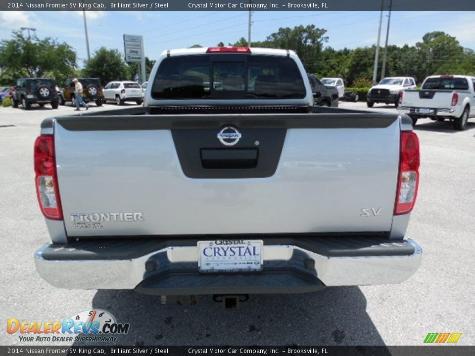 2014 Nissan Frontier SV King Cab Brilliant Silver / Steel Photo #7
