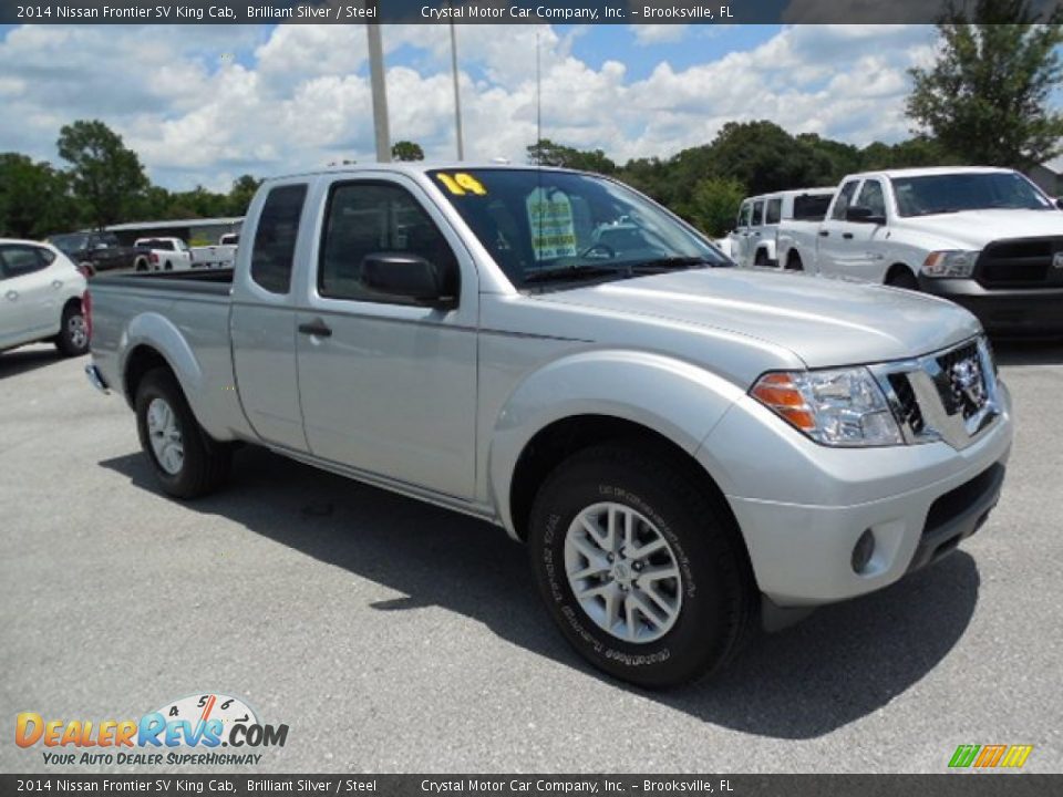 2014 Nissan Frontier SV King Cab Brilliant Silver / Steel Photo #10