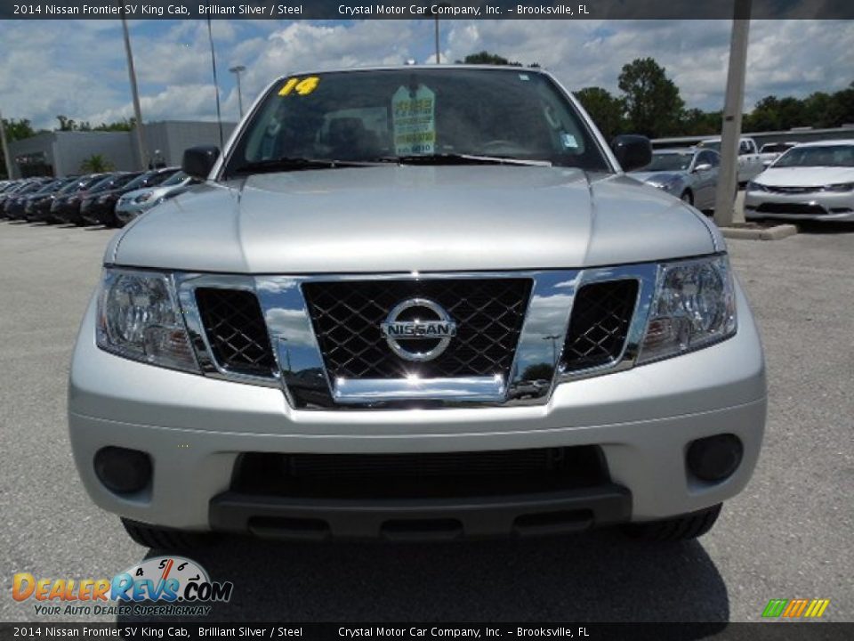 2014 Nissan Frontier SV King Cab Brilliant Silver / Steel Photo #13