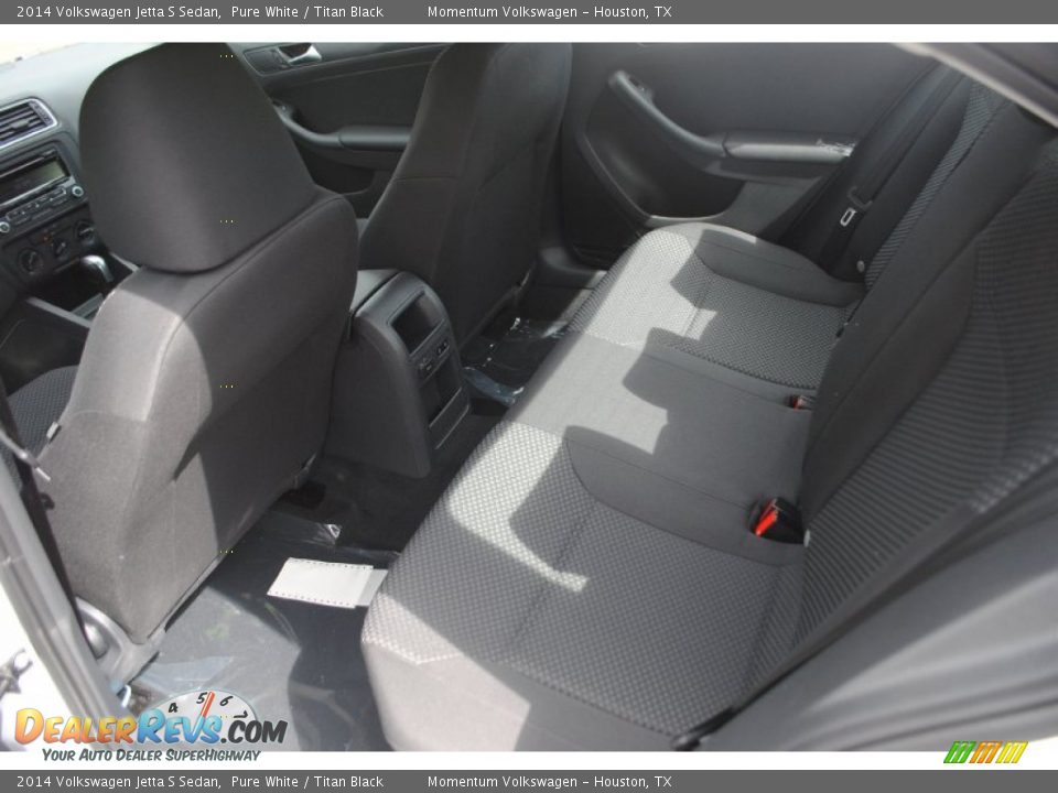 2014 Volkswagen Jetta S Sedan Pure White / Titan Black Photo #11