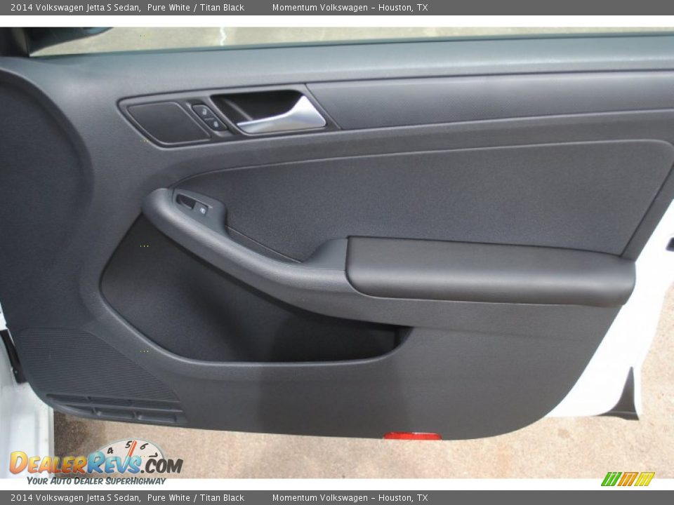 2014 Volkswagen Jetta S Sedan Pure White / Titan Black Photo #14