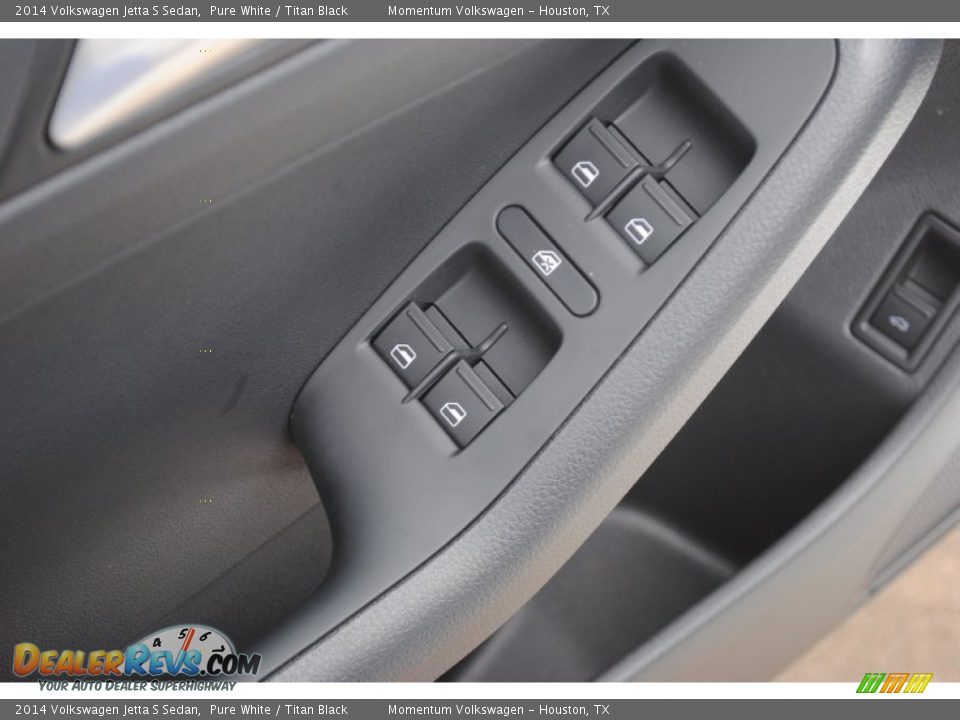 2014 Volkswagen Jetta S Sedan Pure White / Titan Black Photo #20