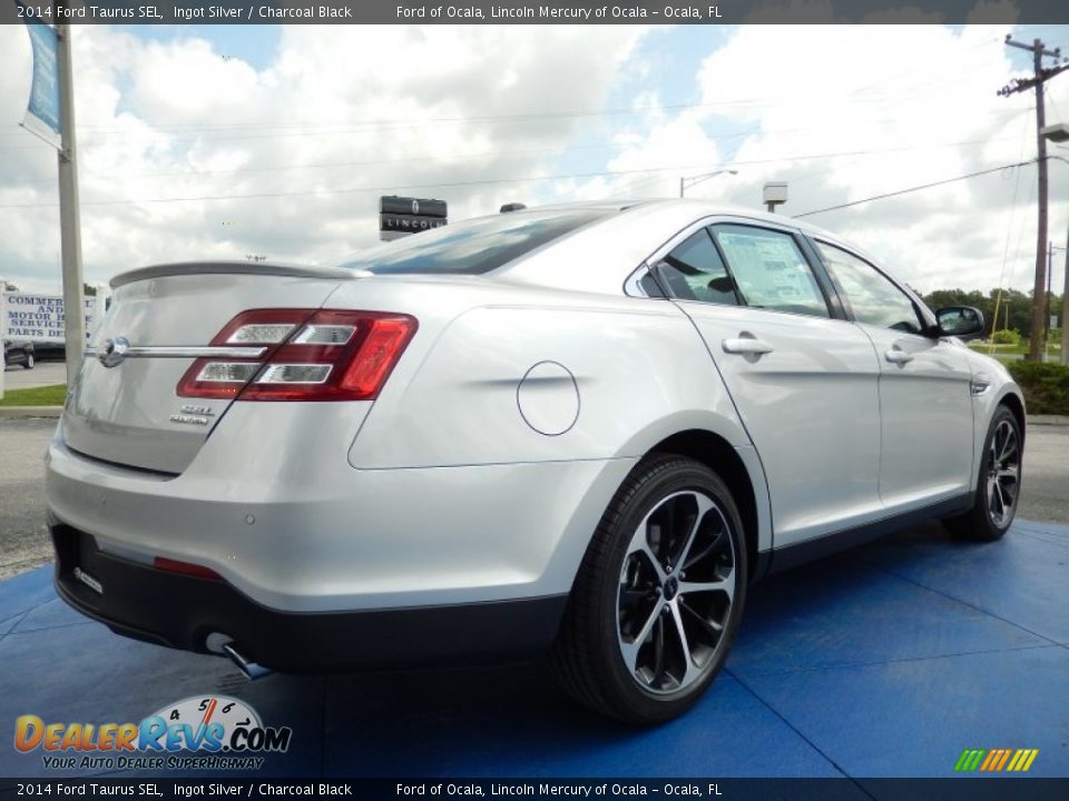 2014 Ford Taurus SEL Ingot Silver / Charcoal Black Photo #3