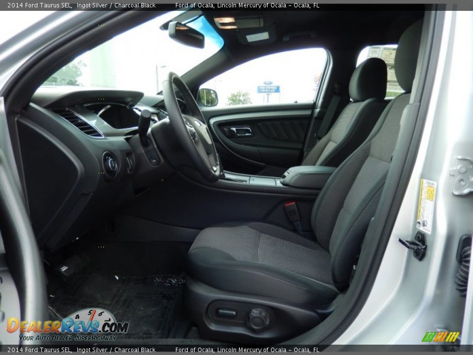 2014 Ford Taurus SEL Ingot Silver / Charcoal Black Photo #6