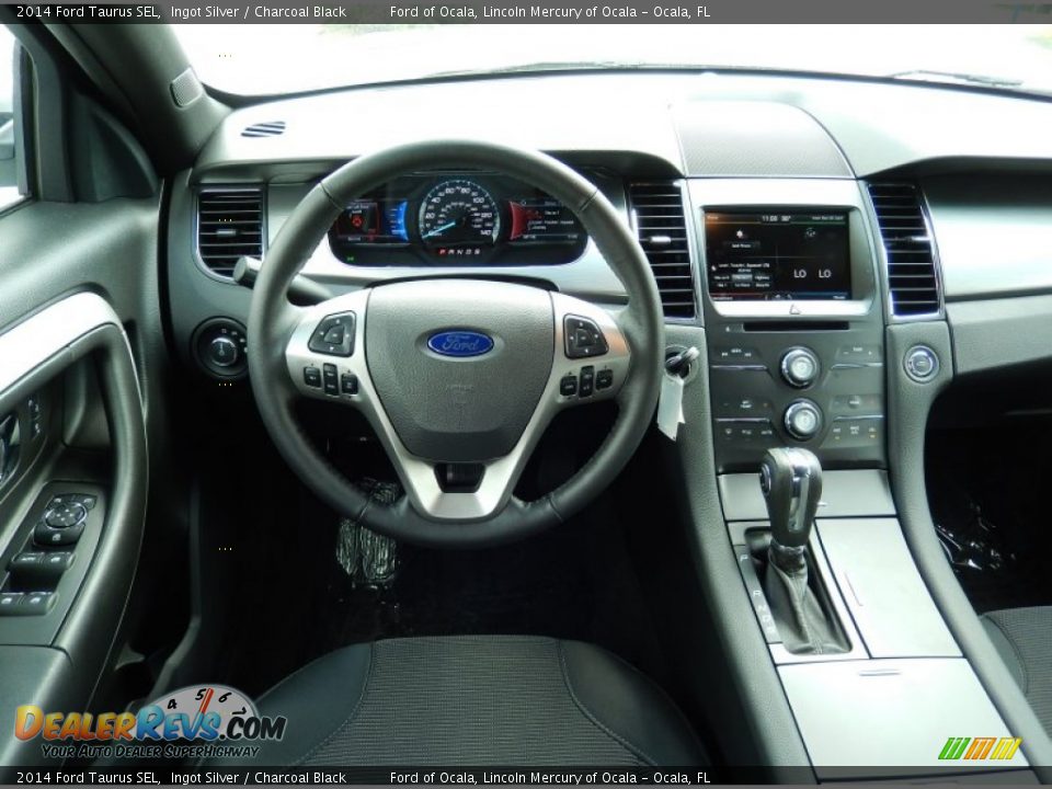 2014 Ford Taurus SEL Ingot Silver / Charcoal Black Photo #8