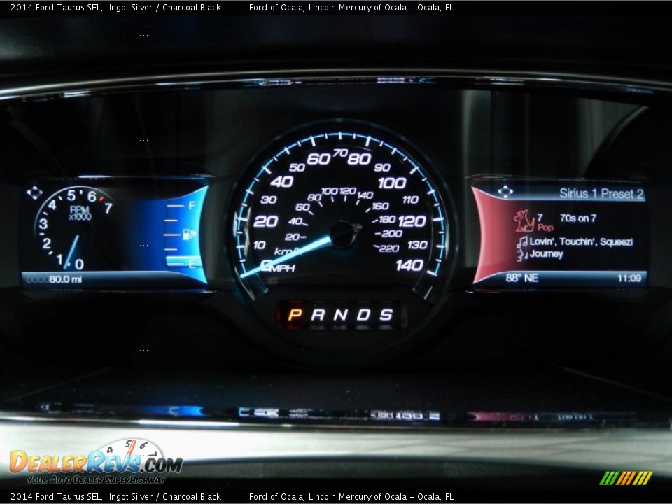 2014 Ford Taurus SEL Ingot Silver / Charcoal Black Photo #9