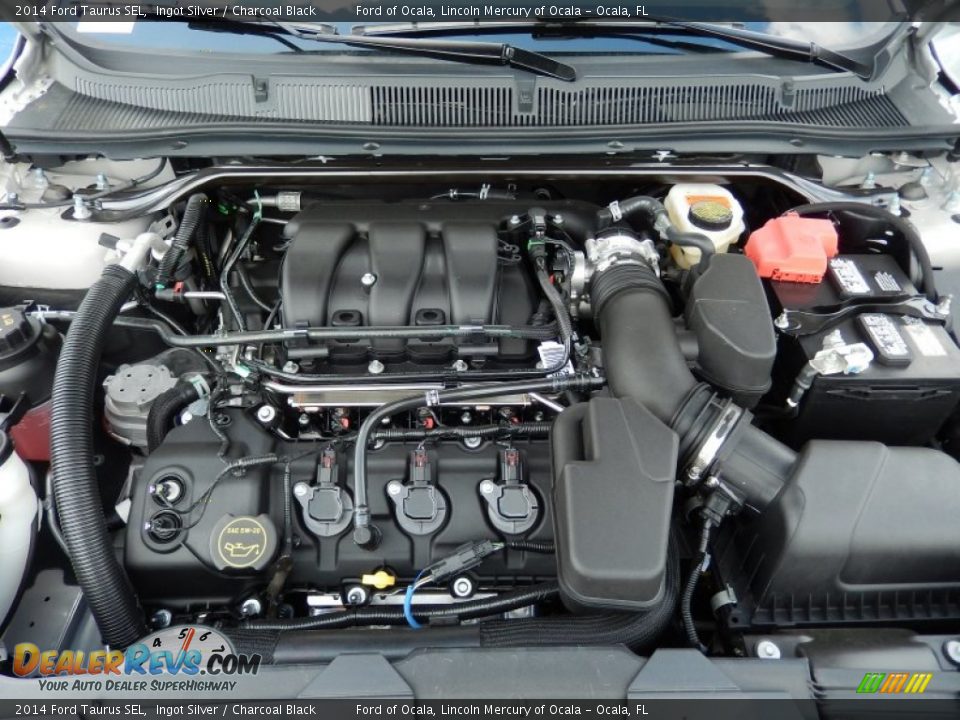 2014 Ford Taurus SEL Ingot Silver / Charcoal Black Photo #11