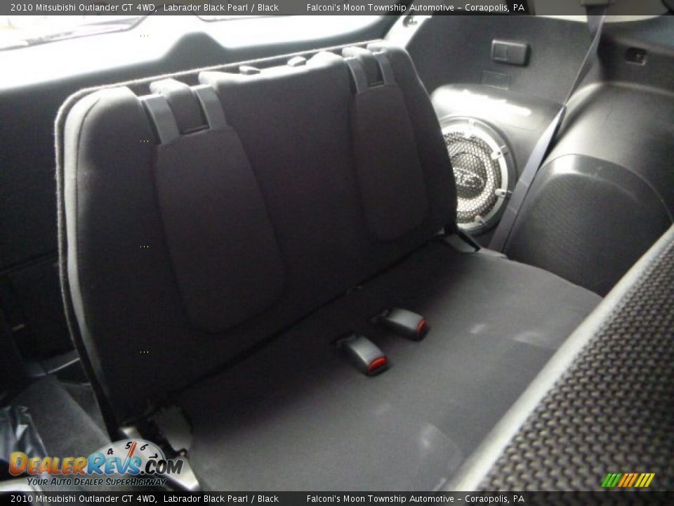 2010 Mitsubishi Outlander GT 4WD Labrador Black Pearl / Black Photo #14