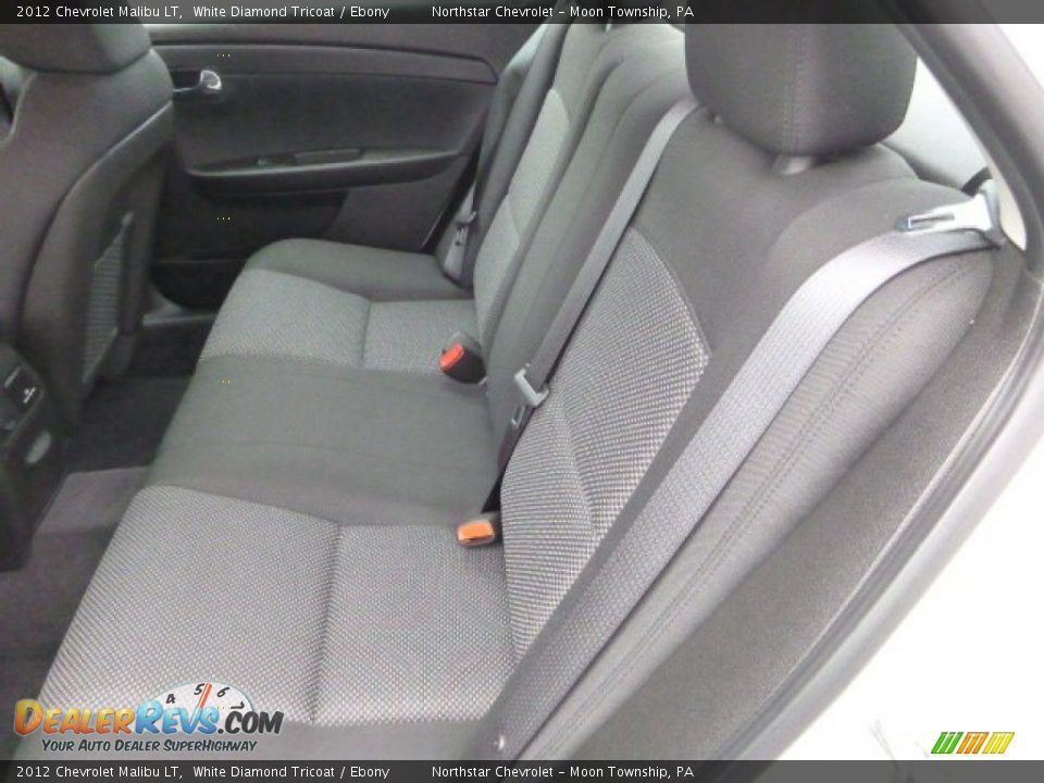 2012 Chevrolet Malibu LT White Diamond Tricoat / Ebony Photo #11