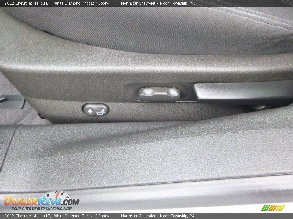 2012 Chevrolet Malibu LT White Diamond Tricoat / Ebony Photo #15
