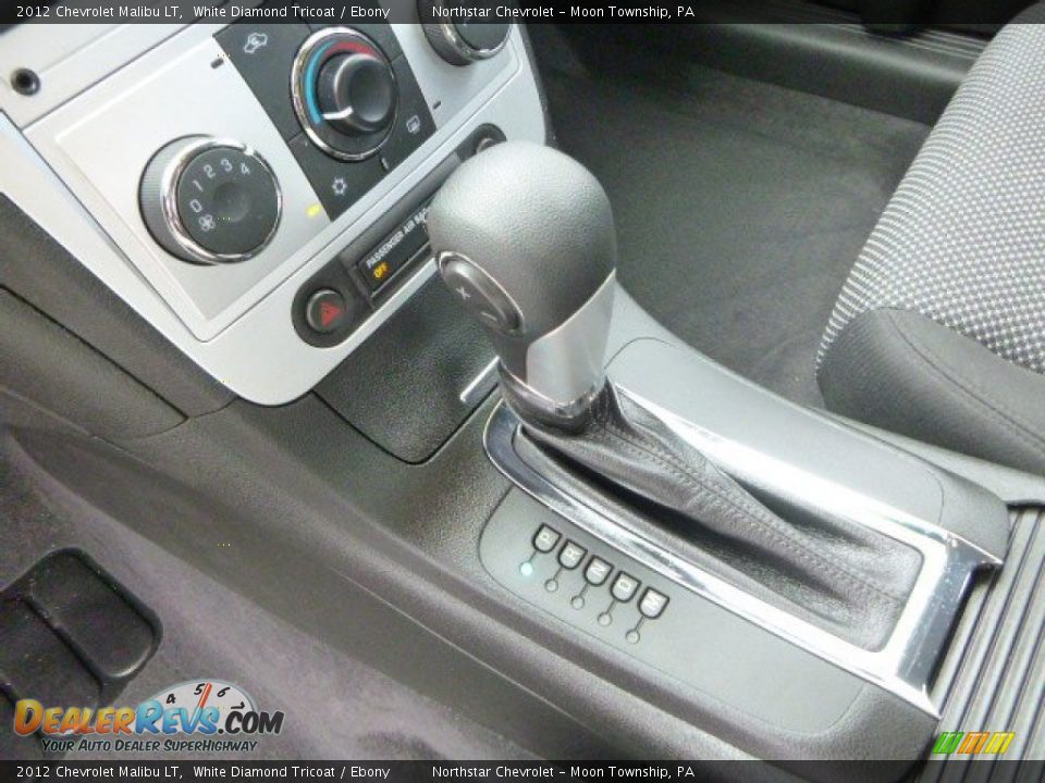 2012 Chevrolet Malibu LT White Diamond Tricoat / Ebony Photo #16