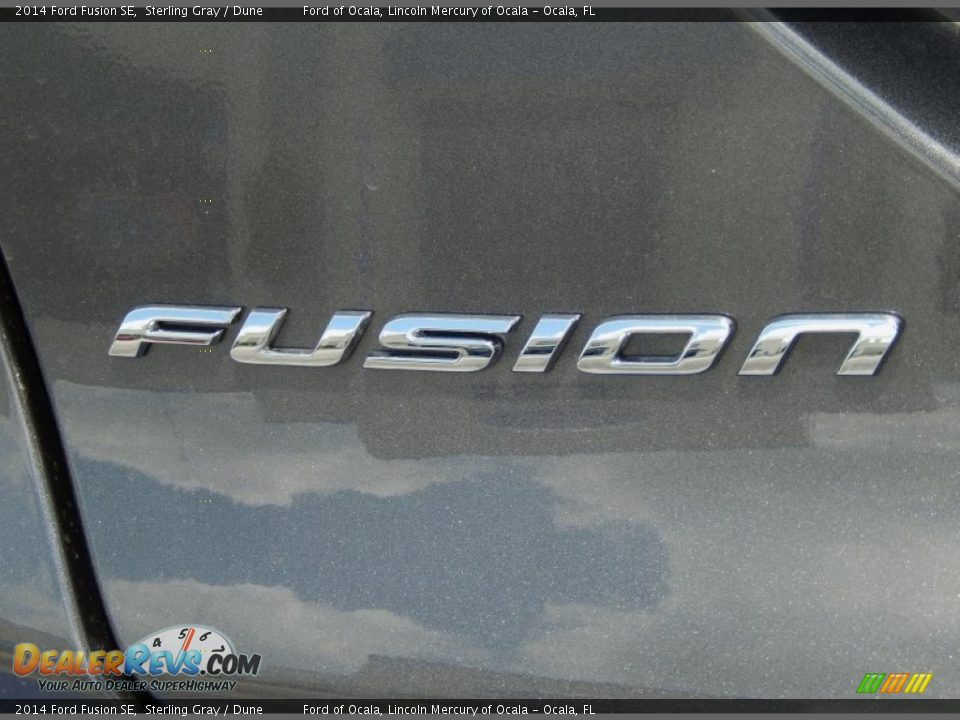 2014 Ford Fusion SE Sterling Gray / Dune Photo #4