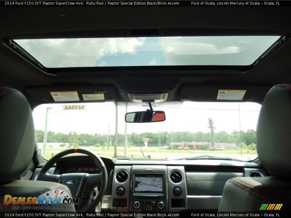 2014 Ford F150 SVT Raptor SuperCrew 4x4 Ruby Red / Raptor Special Edition Black/Brick Accent Photo #9