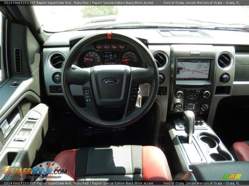 2014 Ford F150 SVT Raptor SuperCrew 4x4 Ruby Red / Raptor Special Edition Black/Brick Accent Photo #10