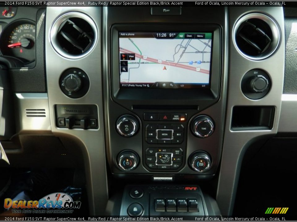 Controls of 2014 Ford F150 SVT Raptor SuperCrew 4x4 Photo #12