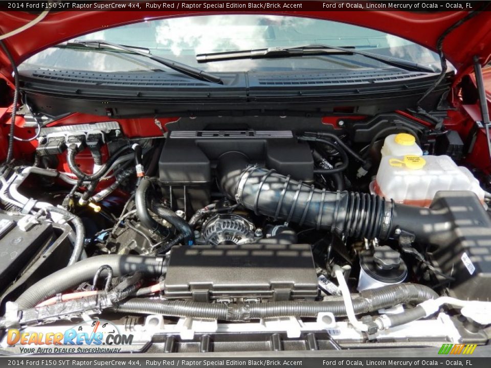 2014 Ford F150 SVT Raptor SuperCrew 4x4 6.2 Liter SOHC 16-Valve VCT V8 Engine Photo #13