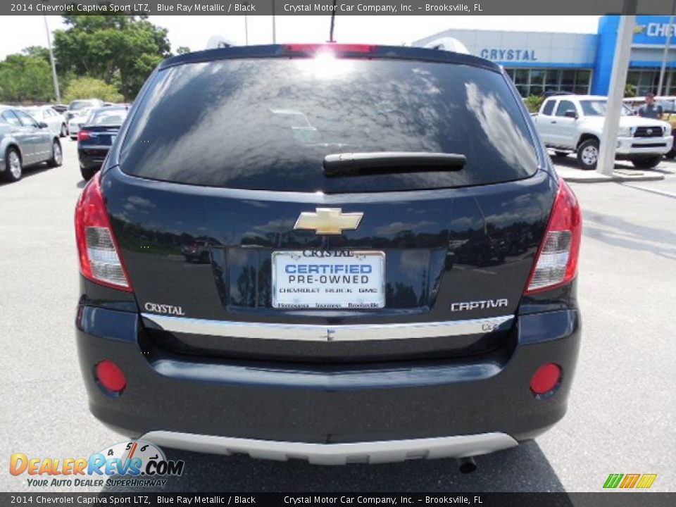 2014 Chevrolet Captiva Sport LTZ Blue Ray Metallic / Black Photo #8