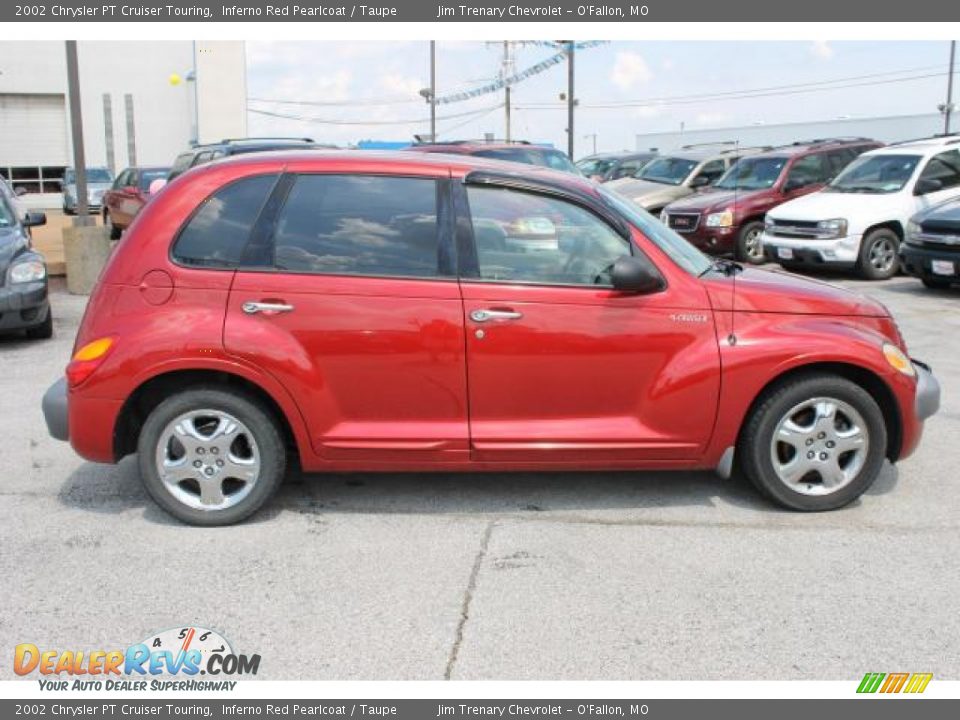 2002 Chrysler PT Cruiser Touring Inferno Red Pearlcoat / Taupe Photo #1