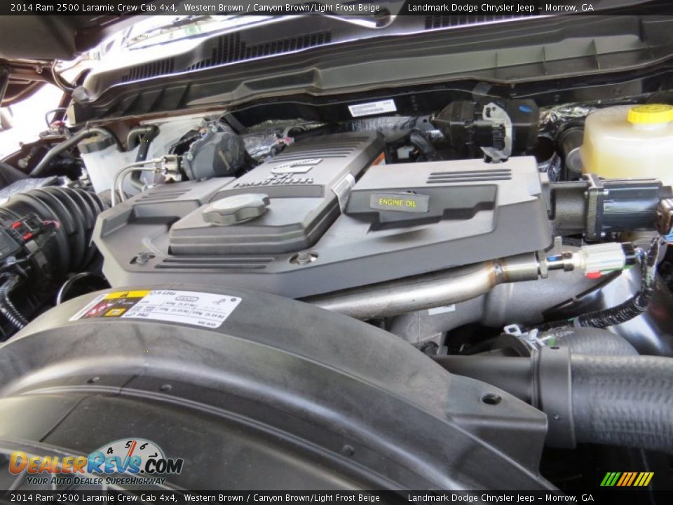 2014 Ram 2500 Laramie Crew Cab 4x4 Western Brown / Canyon Brown/Light Frost Beige Photo #9