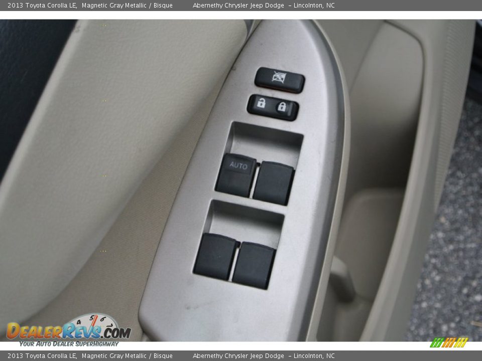 2013 Toyota Corolla LE Magnetic Gray Metallic / Bisque Photo #11