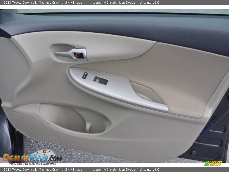 2013 Toyota Corolla LE Magnetic Gray Metallic / Bisque Photo #21